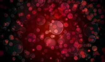 Circles bokeh dark red and light shades. Beautiful color transitions and spots, a blurry purple sunset backdrop. vector
