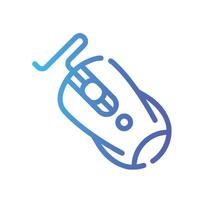 plug Line Gradient Icon White Background vector