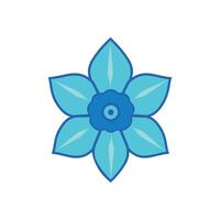 Elegant Daffodil Flower Artwork Ideal for St Davids Day-Themed Graphics and Designs vector