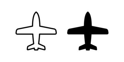 Airplane icon. transport sign. for mobile concept and web design. illustration vector