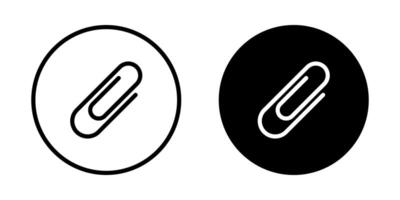 Attachment icon. Clip sign. for mobile concept and web design. illustration vector