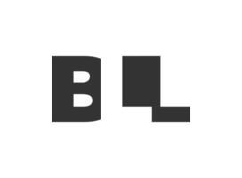 BLL logo design. Initial letter B L L bold font style for tech startups, consulting, corporate branding. Creative company name, headlines typography identity, trendy logotype. vector