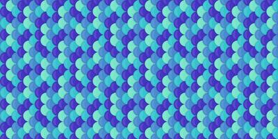 Vibrant teal and purple overlapping circle pattern. Perfect for website backgrounds, textile designs, or any project needing a playful, aquatic aesthetic. vector