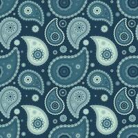 Seamless vitality with texture rich. Asian material, boho cucumber. Orient paisley national intricate. vector
