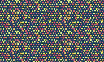 dotted pattern with colorful geometric circles. Perfect for textile, seamless wallpapers, and trendy abstract backgrounds for modern design. vector