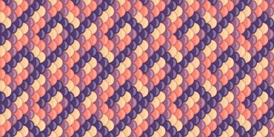 Stunning seamless pattern featuring overlapping pastel circles in calming purple, peach, and beige tones. Ideal for backgrounds, textile designs, and vibrant website elements. vector