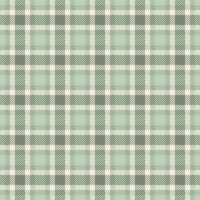 Subtle sage green and cream plaid pattern. Perfect for textile design, website backgrounds, or stationery. Soft, muted tones create a calming and sophisticated aesthetic. vector
