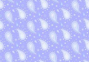 Charming pastel purple paisley pattern. Perfect for textile design, wrapping paper, or website backgrounds. Features delicate teardrop shapes and dots for a soft, elegant aesthetic. vector