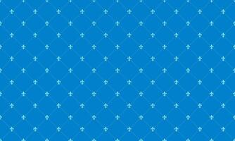 Elegant blue and light blue fleur-de-lis pattern. Perfect for backgrounds, invitations, or website design. vector