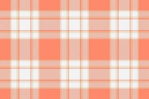 Seamless coral and cream plaid pattern. Perfect for textile design, fabric prints, scrapbooking, web backgrounds, and more. A cheerful and versatile design, ideal for spring or summer projects. vector