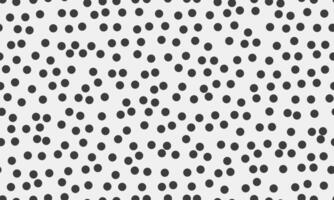 Abstract seamless pattern with scattered dark gray circles on a light gray background. Ideal for textile prints, website backgrounds, and modern design projects. vector