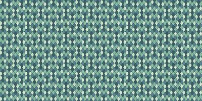 Elegant seamless pattern featuring overlapping teal and green circles, reminiscent of scales or tiles. vector