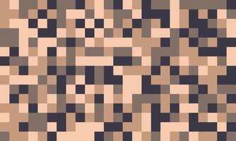 Abstract pixel art background. Neutral earth tones create a calming, modern aesthetic perfect for websites, presentations, or textile designs. vector