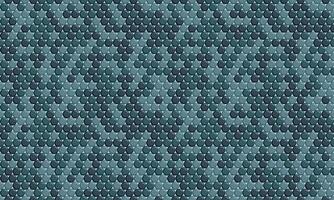 Abstract seamless pattern of overlapping teal circles, creating a textured, geometric design. Ideal for website backgrounds, textile prints, or modern branding. Versatile and visually appealing. vector