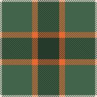 Stylish green and orange diagonal plaid pattern. Perfect for textile design, website backgrounds, or fall-themed projects. Clean lines and vibrant colors create a modern yet classic feel. vector