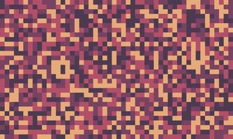 Abstract pixel art background. Earthy tones create a textured, vintage feel. Ideal for website banners, social media, or print projects needing a retro aesthetic. Seamless pattern for repeating use. vector