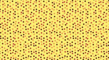 Vibrant confetti pattern with scattered circles in warm tones. Perfect for backgrounds, textiles, or festive designs. Creates a cheerful, playful aesthetic. vector