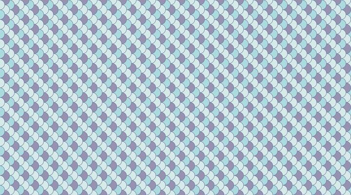 Elegant pastel blue and purple fish scale pattern. Perfect for textile design, website backgrounds, or scrapbooking. This seamless, repeating design offers a subtle yet stylish visual texture.