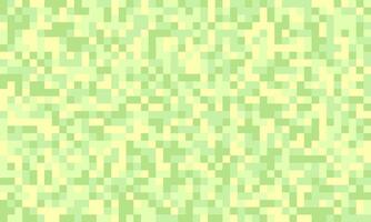 Abstract pixel art background. Soft pastel green and yellow squares create a calming, modern design. Ideal for websites, presentations, or textile prints. Versatile and aesthetically pleasing. vector