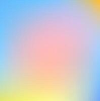 Dreamy pastel gradient background. Soft, blurred colors transition seamlessly, perfect for websites, presentations, or social media. Versatile and modern design. vector