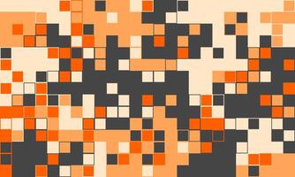 Vibrant abstract background featuring a dynamic composition of orange, beige, and gray squares. Perfect for modern websites, presentations, or as a stylish texture. vector