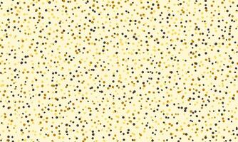Delightful confetti pattern in gold, beige, and dark gray. Perfect for festive backgrounds, invitations, or packaging designs. Adds a touch of elegance and celebration to any project. vector
