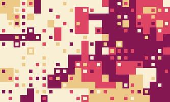 Abstract geometric background featuring a vibrant interplay of squares in varying shades of beige, pink, and maroon. Ideal for website banners, presentations, and modern design projects. vector