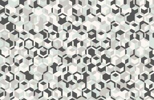 Stunning geometric pattern featuring a tessellation of subtly shaded hexagons. Ideal for website backgrounds, textile designs, and modern print projects. Clean, contemporary aesthetic. vector