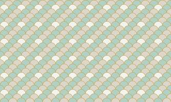 Elegant seamless pattern featuring a fish scale design in soft pastel colors. Ideal for wallpaper, textiles, and website backgrounds. vector
