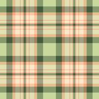 Subtle pastel plaid pattern in peach, green, and beige. Perfect for textile design, website backgrounds, or packaging. Creates a calming and sophisticated aesthetic. Ideal for fall or spring themes. vector