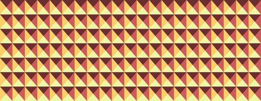 Vibrant geometric pattern featuring a seamless array of triangles in warm, earthy tones. Ideal for backgrounds, textile designs, and website assets. vector