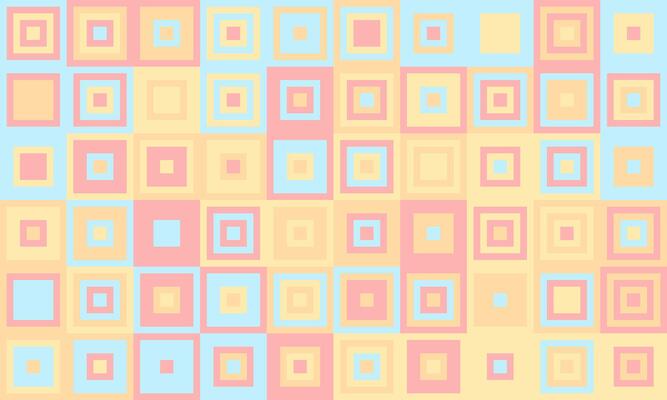 Delightful pastel square pattern background. Perfect for websites, presentations, branding, and social media. Adds a touch of cheerful, modern design to any project.