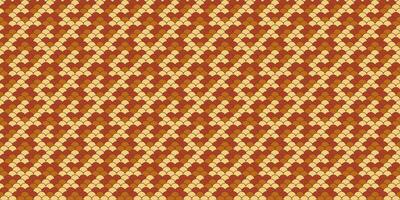 Elegant seamless pattern featuring a repeating scale design in warm autumnal hues. Perfect for textile prints, website backgrounds, or decorative projects. vector