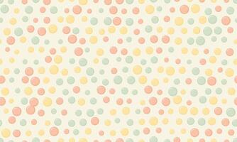 Delightful pastel-colored bubble pattern. Perfect for textile design, kids' products, websites, and more. A cheerful, seamless design with soft, calming tones. vector