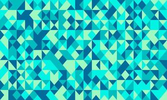 Vibrant teal and mint geometric pattern. Seamless triangle mosaic design perfect for website backgrounds, textile prints, or modern branding. Clean, contemporary style adds visual interest. vector