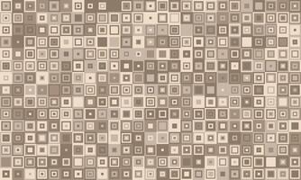 Elegant geometric pattern featuring nested squares in varying shades of beige and brown. Ideal for backgrounds, textiles, packaging, and website design. vector