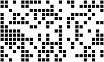 Abstract monochrome square pattern. Perfect for backgrounds, website design, or modern art projects. High-contrast, visually striking, and easily customizable. vector