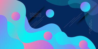 Abstract fluid 3D background with blue and purple color wave design. Eps10 vector