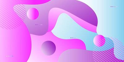 Abstract geometric 3D background with pink color design background. Colorful wave pattern elements. Eps10 vector