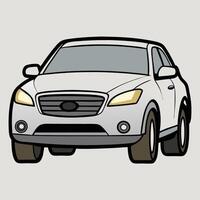 Realistic Car Illustration for High-Quality Visual Projects vector