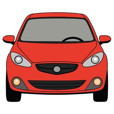 Customizable Car Illustration for Digital Projects