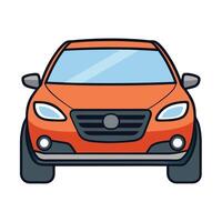 Editable Car Illustration for Easy Customization vector