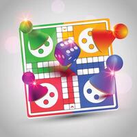 Ludo Dashboard Engaging Dice Illustration for Design vector