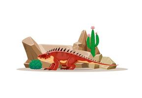 Cartoon Shansisuchus dinosaur funny character vector