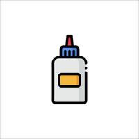 A bottle of glue icon on a white background vector