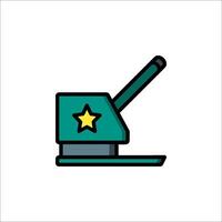 A stapler with a star on it vector