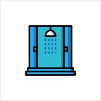 Shower icon illustration vector