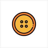 Button icon illustration vector