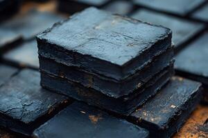 Industrial Use of Solid Bitumen Blocks in Construction and Paving photo