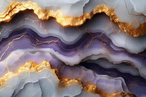 Luxurious Abstract Agate with Gold Veins Design for Art Prints and Decor photo